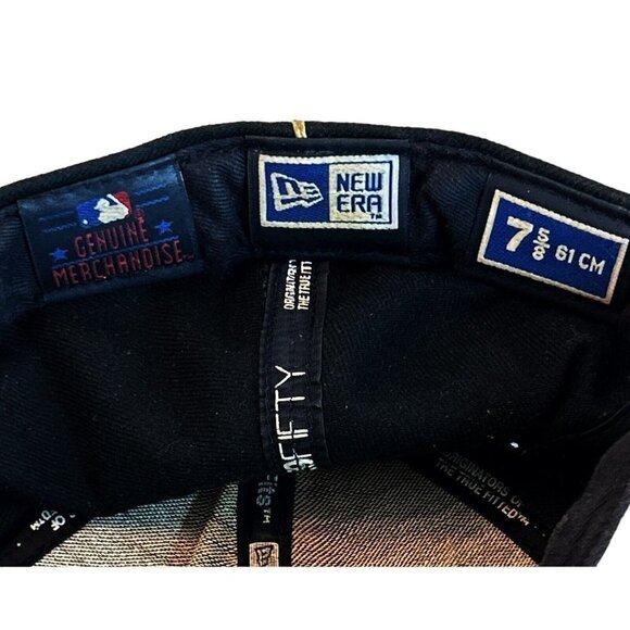 New Era Altanta Hawks Retro Hardwood Classics Hat Cap Embroidered Pink 7 3/8 - Picture 9 of 10